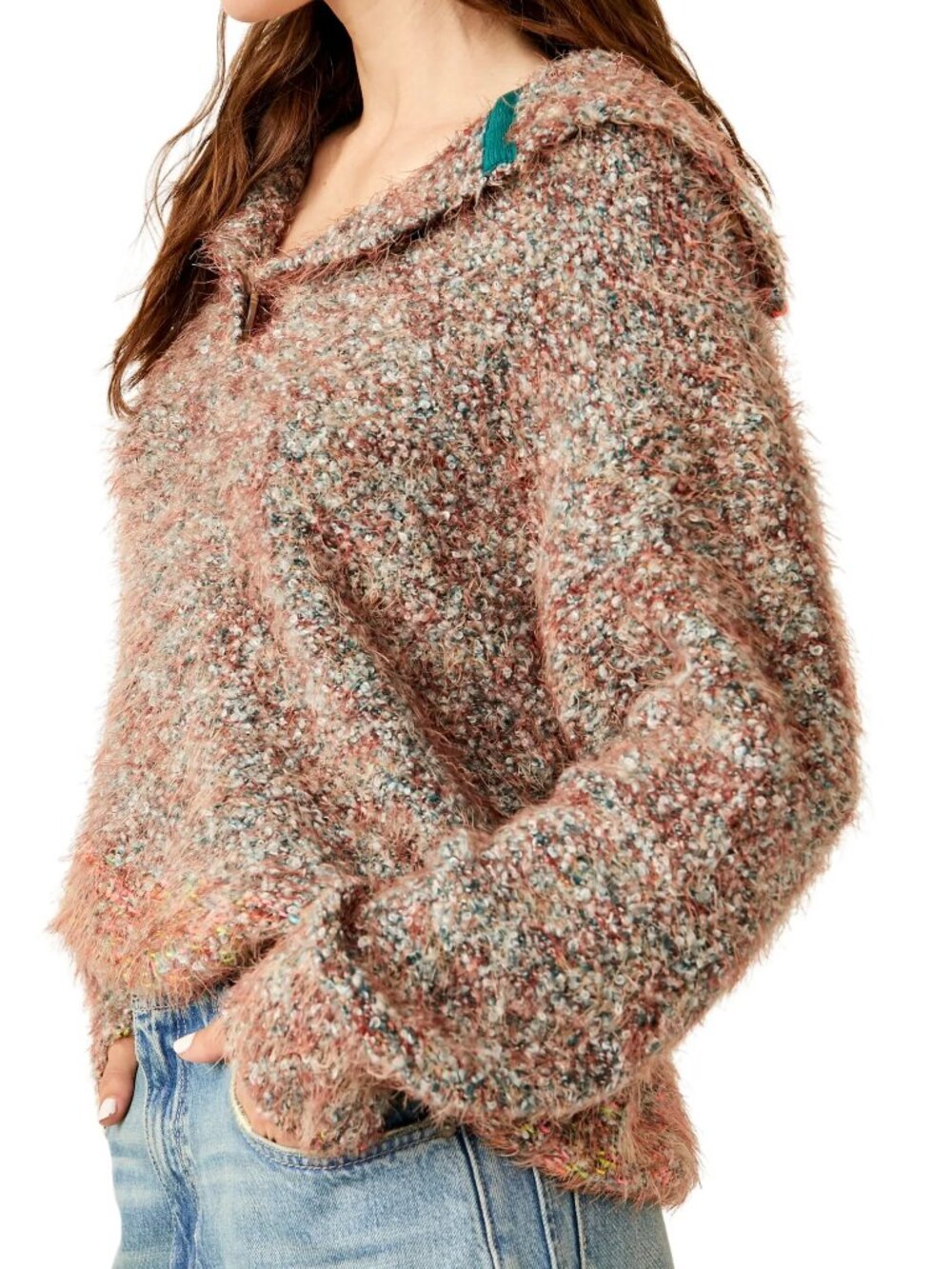 FREE PEOPLE Stella Marled Sweater - Picture 2 of 8